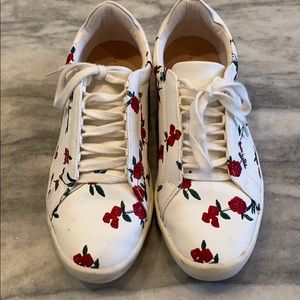 embroidered sneakers